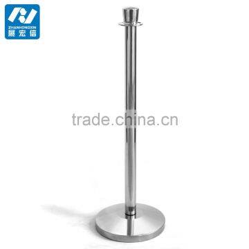 Crown Top Titanium Plated Queue Rope Pole Barrier photo-2
