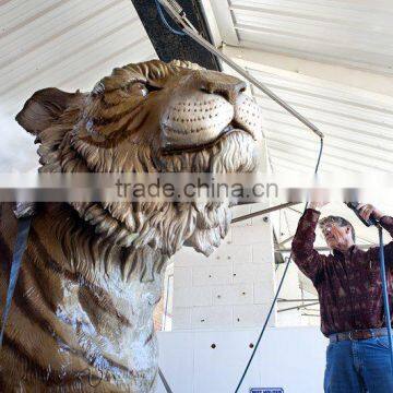 Large Animal Garden Sculpture Marble Tiger Statue for Sale photo-3
