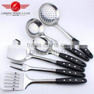 Food Grade household stainless steel kitchen utensils with smile face handle