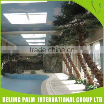 Landscape Inside Artificial Washington Palm Trees Business Artificial Plants