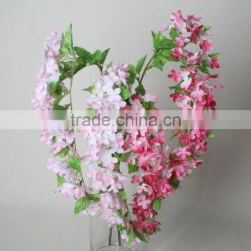 Cheap Fabric Wisteria Artificial Decorative Wisteria Flowers for Wholesale photo-5