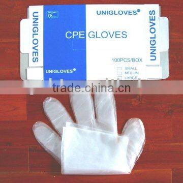 PE glove, disposable pe gloves, CPE gloves