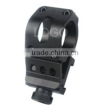 T2008 Durable Gun Optical Sight Flashlight Mount Holder Clip Clamp Black