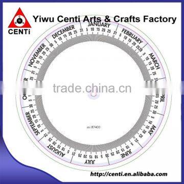 Custom 4 Color Print Imprinted Plastic 2 Wheel BMI Calculator