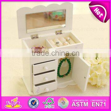 Customize Handmade Mini Wooden Jewelry Storage With Drawer W09E018-S photo-4