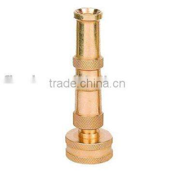 4" Brass Adjustable thread Nozzle adjustable spray straight water jet to hollow spray OEM