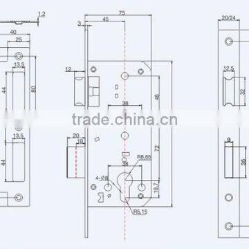 Classic Model Good Quality and Competitive Miotise Lock Cylinder 45x72 photo-2