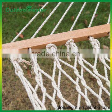 59" CottonWide Solid Wood Spreader Double Patio Yard Hammock photo-3
