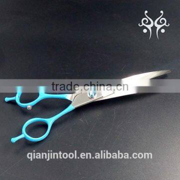 2017 New Arrival 440C Curved Scissors Dog Grooming Scissors Rubber Handle Pet Scissors photo-5