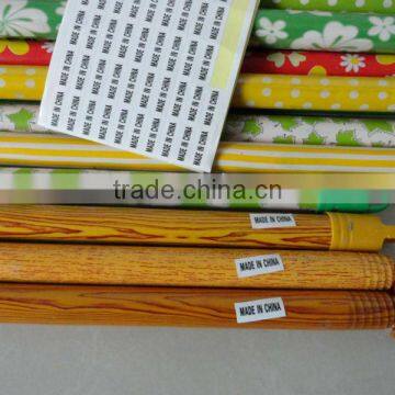 Plastic Covered Wooden Broom Handle With Small Cap