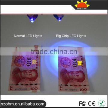 Top Quality Purple Light Led Keychain,Big Chip Led Lamp 395nm UV Led Keychain photo-2
