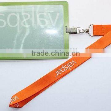 Nylon strap with ID card holder