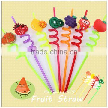 Fruit Drinking straw with design logo