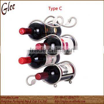 Stainless Steel Metal Wine Bottle Holder photo-4