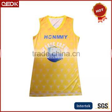 China Manufacturer Sublimation Basketball uniforms,customized sports club singglets,