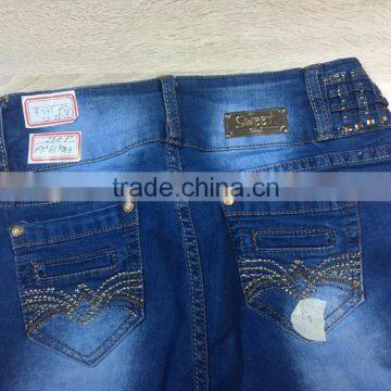 GZY Rivet Model Wahsing Women Jeans Denim African High Waist Model High Quality Stock 2017 Slim and Latest photo-3