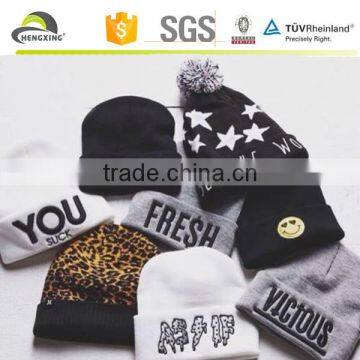 2015 Fashion Usa America Embroidery Beanie Cap Knitted Flag Winter Hats photo-2