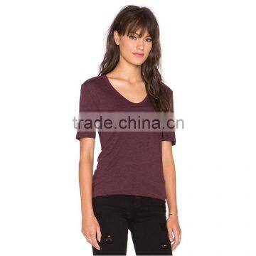 Cheap promotional bulk plain v-neck create your own t shirt