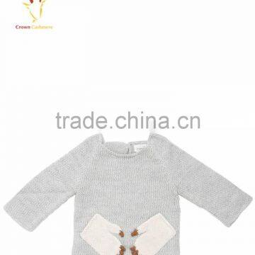 Girls Wool Knit Sweater,Cashmere Wool Knitted Sweater For Girls photo-2