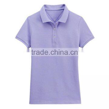 95% Cotton 5% Spandex Wholesale Unbranded Women Cheap Polo Shirts photo-2