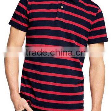 Men's Polo Short Sleeve Polo Shirt With Stripe