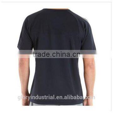 Bulk Blank Dry Fit Polyester Mens Plain T-shirts Wholesale photo-2