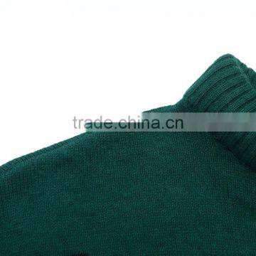 2017 New Style Geometric Design Women Green Color Pullover Sweater photo-3