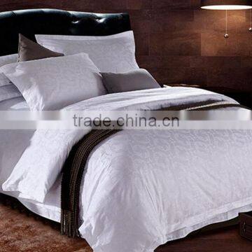 2016 Latset Design High Quality 100% Cotton 3cm Satin Stripe Super King /queen Size Bedding Set
