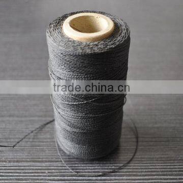 0.8mm-1.2mm polyester lubricated braid sewing thread