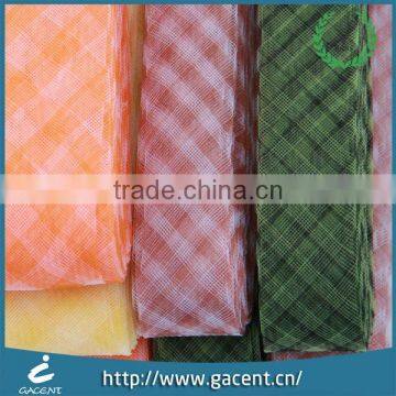 High Quality Apparel Checked Crinoline Fabric Trimming photo-2