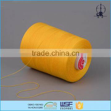 Wholesale 60s/2 100% polyester dyed embroidery thread for leather shoes