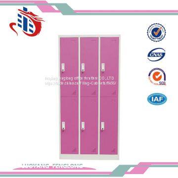 KD structure godrej steel almirah storage staff cabinet 6 door steel locker