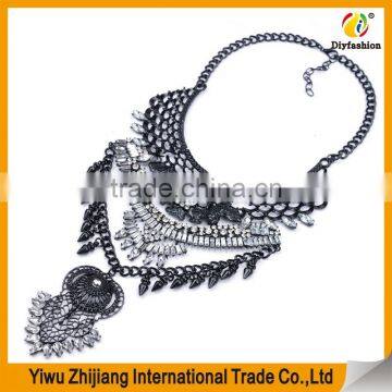 Unique Fashion Design Beautiful Lotus Flower Pendant Necklace Sliver Plated photo-5