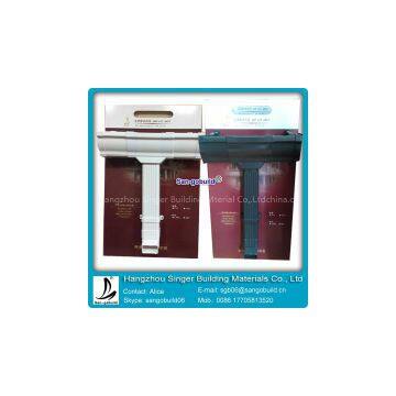 5.2 Inch Square PVC Gutter Roof Drain Gutters 5.2inch PVC Rain Gutter photo-3