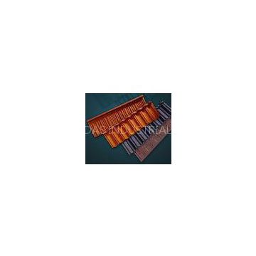 hot dipped galvanized Metal Roofing Tiles Stone Chip , Executive circular roof tile