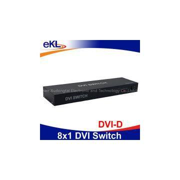 8 ports DVI switch box 8 input 1 output
