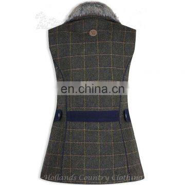 Wholesale Designs Women Wool Winter Hunting Vest photo-2