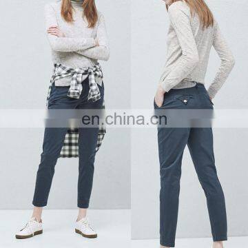 Wholesale women clothing slimming chino female casual pants