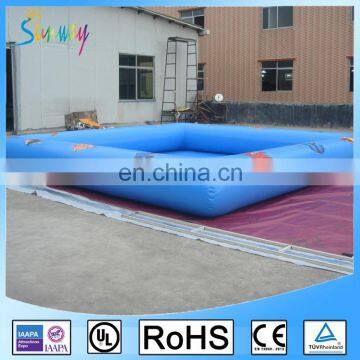 Custom Giant Inflatable Water Slide Swimming Pool For Rental