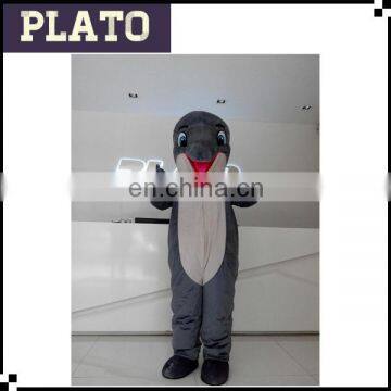 2016 Hot slae dolphin mascot costume,cheap cartoon character costume,cartoon character mascot costumes for rental