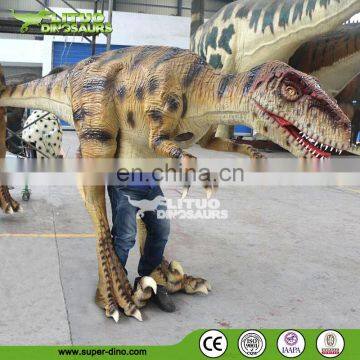 Real dinosaur robotic dinosaur costume realistica