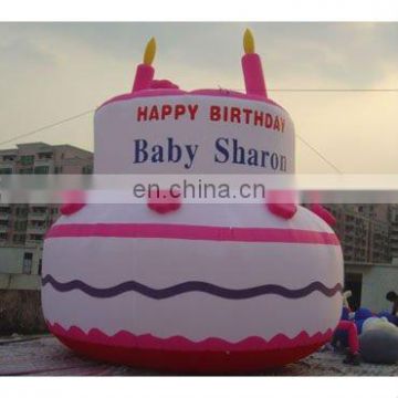 Inflatable birthday cake Replica