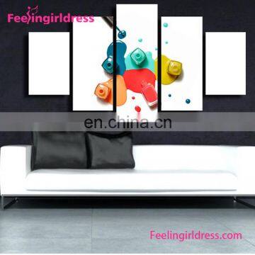 Stylish 3D Oil Canvas Custom Wall Abstract African Paintings