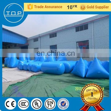 Guangzhou manufacturer paintball chest protector inflatable barriers bunker with high quality