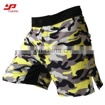 Sublimated blank boxing shorts men grappling shorts mma shorts custom