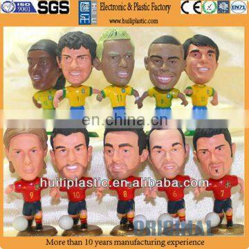 Custom plasic figure;soccer player figure;Plastic soccer player figure