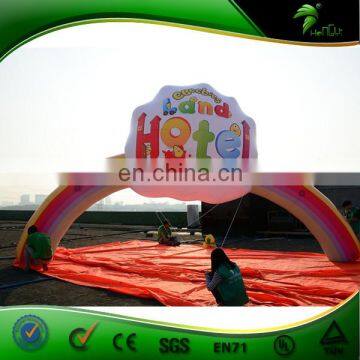 New Custom Popular Inflatable Rainbow Arch / Entrance Arch Gate For Advertisement