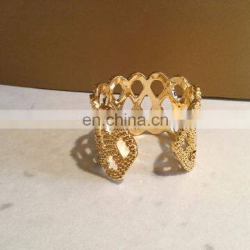 new summer gold cuff bracelet summer trending wide cuff bracelet