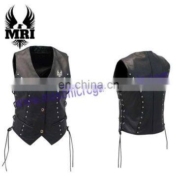 Women Leather Vest