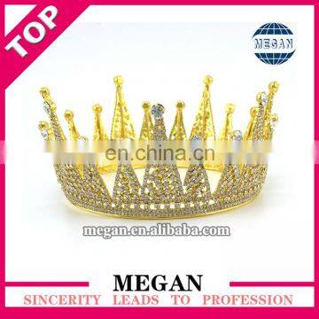 Hair accessories ladies rhinestone princess crown bridal crystal tiara crown